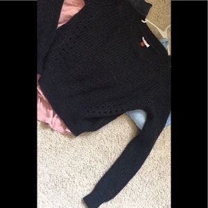L.e.l black knit sweater